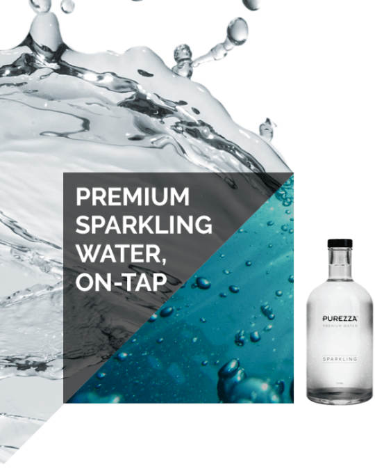 Premium Sparkling & Chilled Water OnTap · Purezza